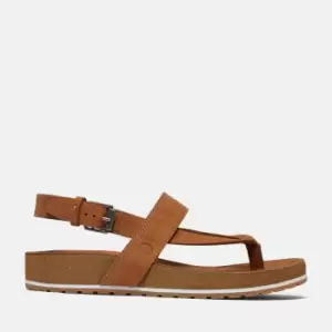 Image of Timberland Malibu Waves Sandal For Her In Light Brown, Size 4