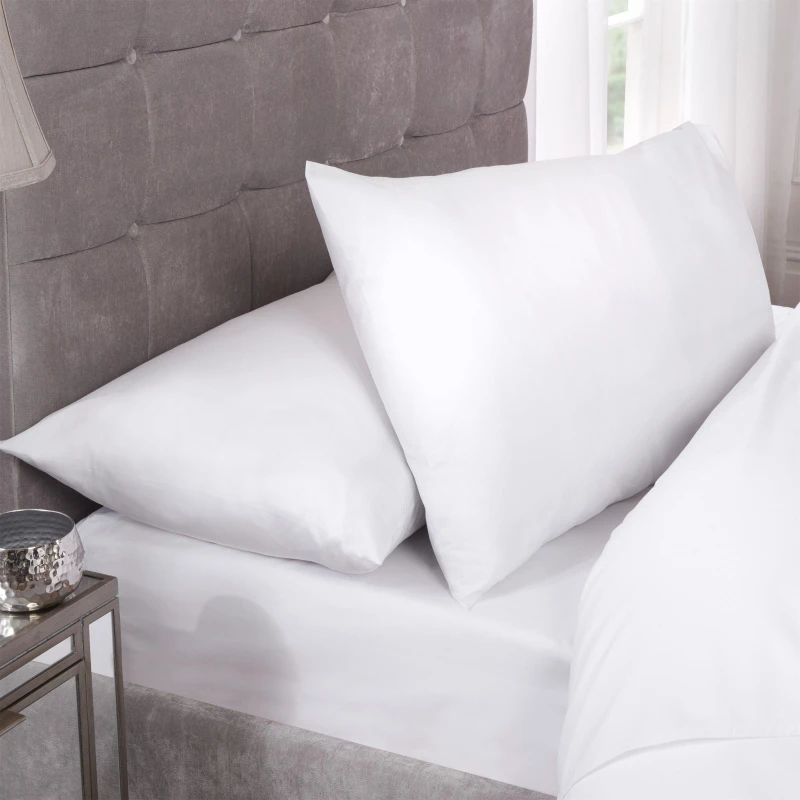 Image of Emma Barclay 400 Thread Count Cotton - Pillowcase Pair Pillowcases Standard White 39258001000