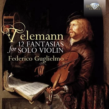 Image of Federico Guglielmo - Telemann: 12 Fantasias for Solo Violin CD