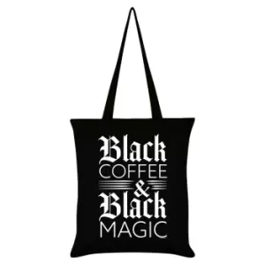 Image of Grindstore Black Coffee & Black Magic Tote Bag (One Size) (Black)