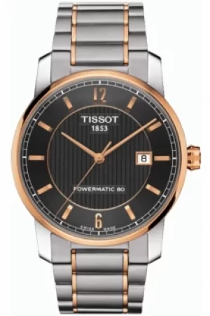 Image of Mens Tissot Titanium Titanium Automatic Watch T0874075506700