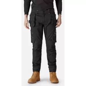 Image of Dickies Mens Holster Universal Flexible Work Trousers (36S) (Black)