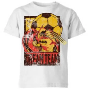 Image of DC Batman Dream Team Punch Kids T-Shirt - White - 3-4 Years