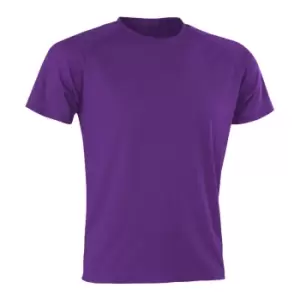 Image of Spiro Mens Aircool T-Shirt (M) (Purple)