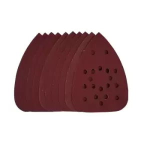 Image of Draper Detail Sanding Sheets with Hook and Loop, 140mm, 240 Grit, SSD3 (Pack of 10)