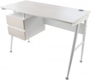 Image of ACCORD CED-202 Desk - White & Oak, White
