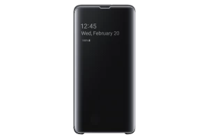 Image of Samsung Galaxy S10 5G Clear View Cover Black (EF-ZG977CBEGWW)