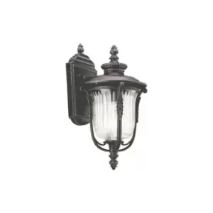 Image of Elstead Luverne - 1 Light Outdoor Small Wall Lantern Light Rubbed Bronze IP44, E27