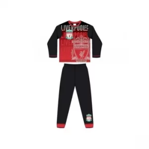Image of 4-5 Years Liverpool Sublimation Print Pyjamas 33894