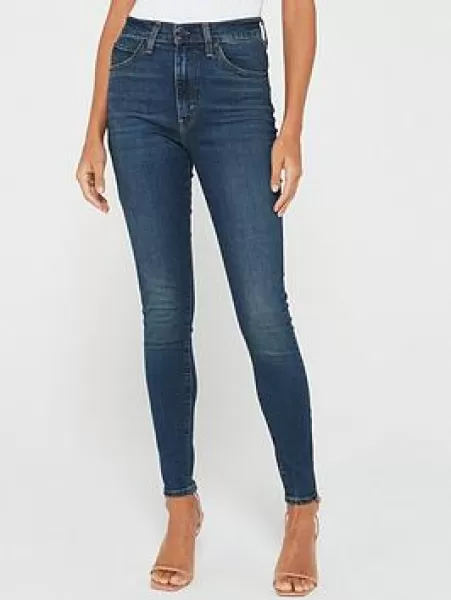 Image of Levis Retro High Rise Skinny Jean - Valuable Time - Blue