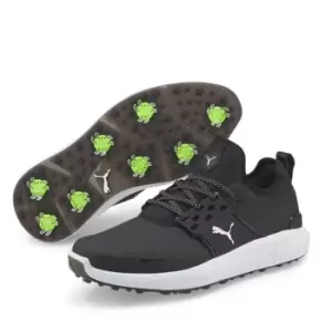 Image of Puma Ignite Article Spiked Golf Shoes Mens - Black