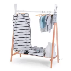 Image of Childhome Tipi Open Clothes Stand - Natural/White