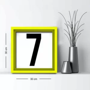 Image of 3030AHS-0110s Multicolor Decorative Framed MDF Painting