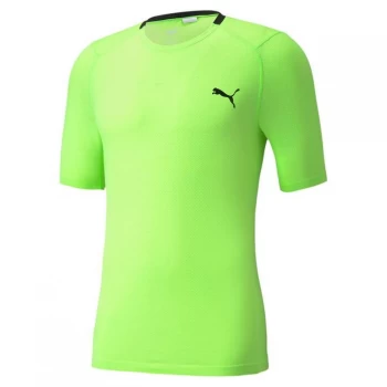 Image of Puma EVOKnit+ Short Sleeve T Shirt Mens - Green Glare