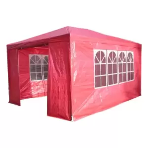 Image of Airwave Party Tent 4x3 Red Garden & Outdoor