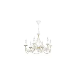 Image of Tori White Multi Arm Chandelier 5x E14