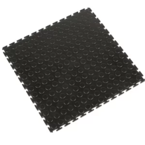 Image of Tough Lock Tile 0.5MX0.5MX7MM Stud Black