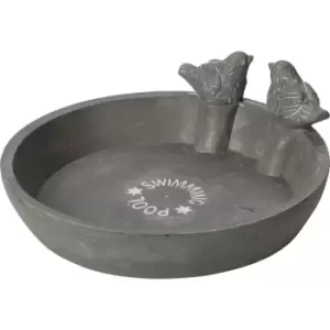 Image of Pro-Gardens Bird Bath 33 - Grey