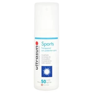 Image of Ultrasun Sports Transparent Sun Protection Spray SPF50 150ml