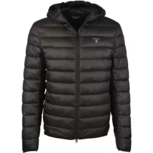 Image of Barbour Beacon Burn Quilted Jacket - Black