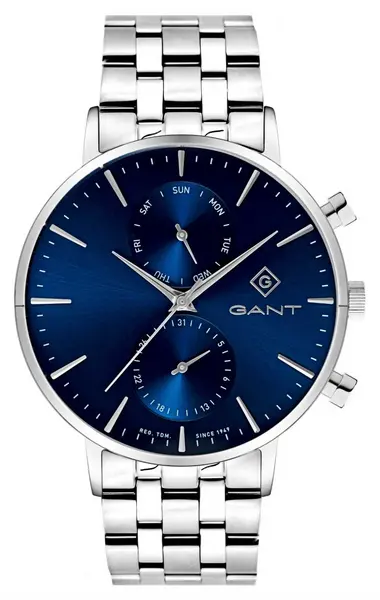 Image of GANT G121003 PARK HILL Day-Date II (43.5mm) Blue Dial / Watch