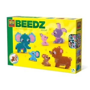 Image of SES Creative Beedz Iron on beads - Cute family animals