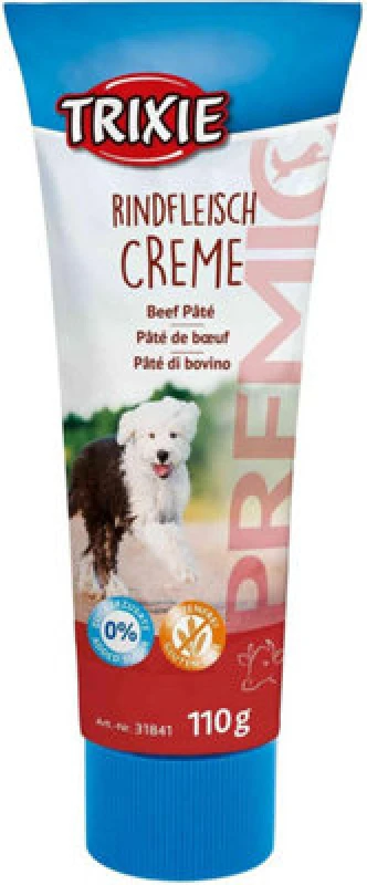 Image of TRIXIE PREMIO Beef Pate 110g Dog Paste Treat Beige