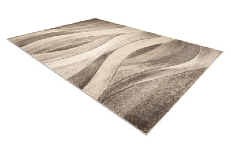 Image of RugsX Carpet Fusion 1617 Beige / Cream - Waves, Modern, Abstract 80X150 Cm