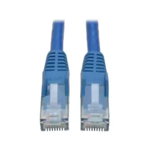 Image of Tripp Lite N201-003-BL Cat6 Gigabit Snagless Molded (UTP) Ethernet Cable (RJ45 M/M) Blue 3 ft. (0.91 m)