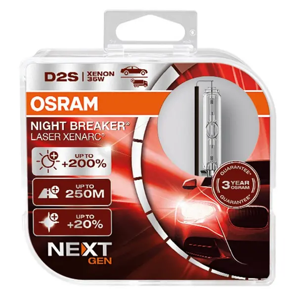 Image of OSRAM Light Bulbs VW,AUDI,MERCEDES-BENZ 66240XNN-HCB Bulb, spotlight