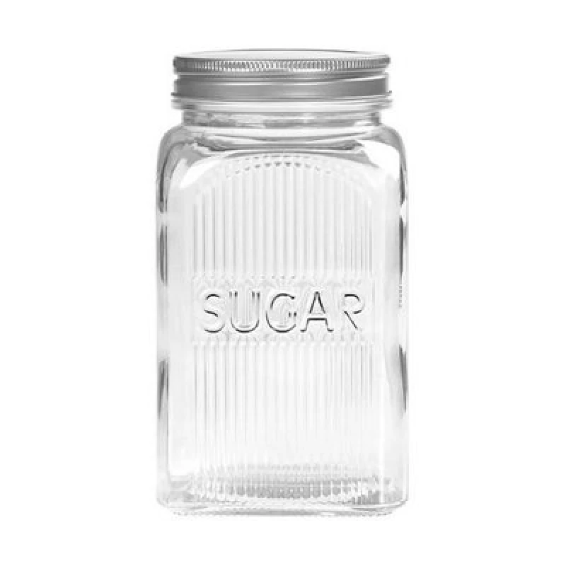 Image of Tala Sugar Glass Jar With Screw Top Lid 1250Ml