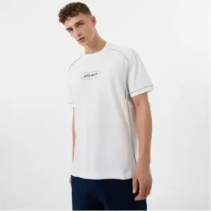 Image of Jack Wills Piping T-Shirt - Beige