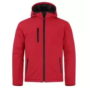 Image of Clique Mens Padded Soft Shell Jacket (M) (Red)