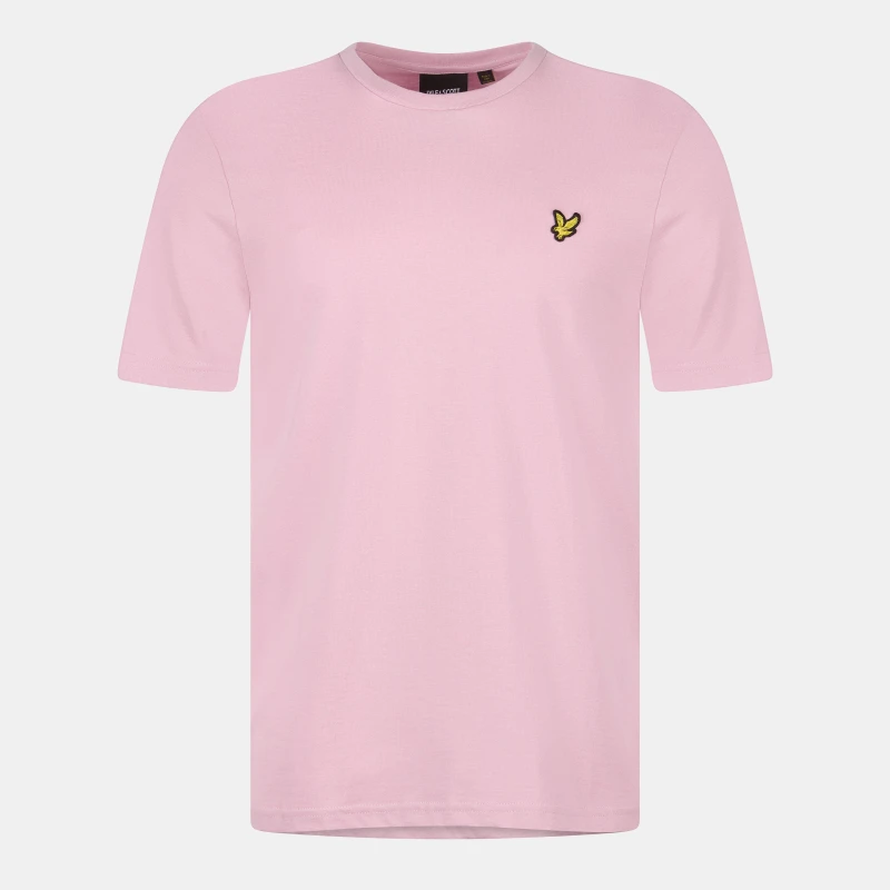 Image of Lyle and Scott Basic Logo T Shirt Pink Light X574 male S