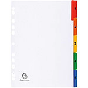 Image of Exacompta Indices A4 Assorted Card Card