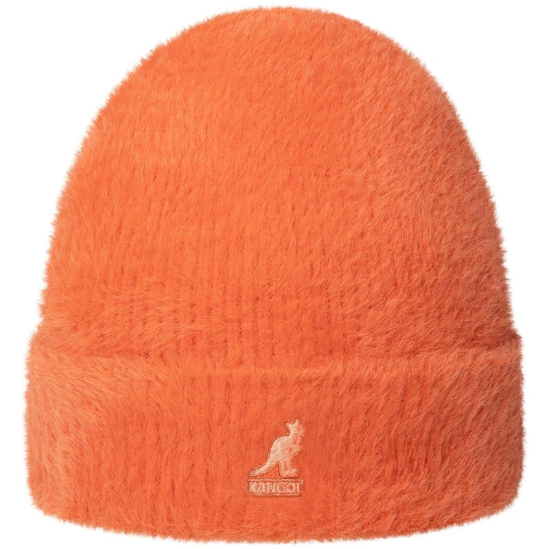 Image of Kangol Adults Faux Fur Beanies Coral Flame unisex One Size