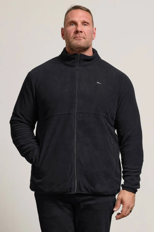 Image of BadRhino BadRhino Men Zip Through Fleece in Black Size: 2X-large Black XXL Male 5057147741070