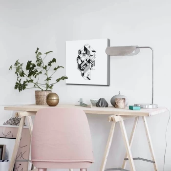 Image of 4545ABSC - 038 Multicolor Decorative Canvas Painting