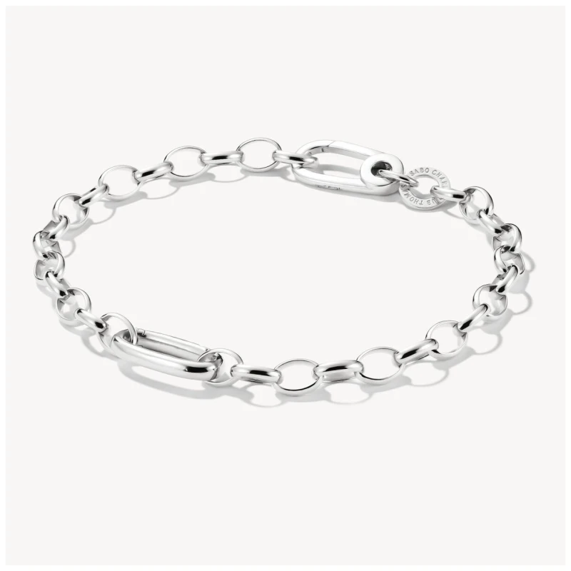 Image of Thomas Sabo C1202-001-21-L17 Charm Bracelet With Connect Jewellery