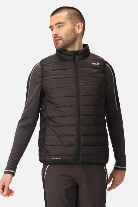 Image of Regatta Regatta Men 'Marizion' Padded Gilet in Jet Black Size: X-Large Jet Black XL Male 5063019256153