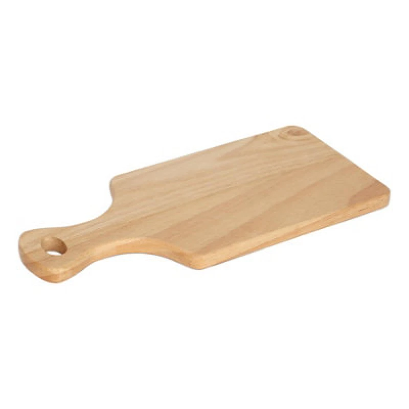 Image of Argon Tableware Wooden Chopping Board with Handle - 34cm x 16cm Brown unisex