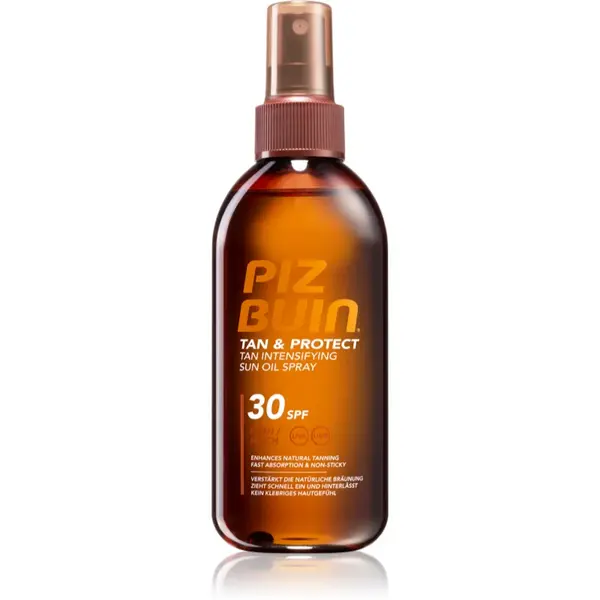 Image of Piz Buin Tan & Protect Tan Intensifying Sun Oil Spray High SPF30 150ml
