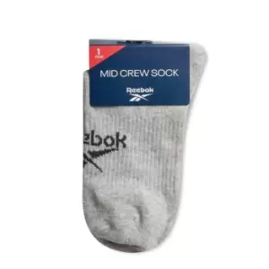 Image of Reebok Mid Crew Sock 99 - Grey