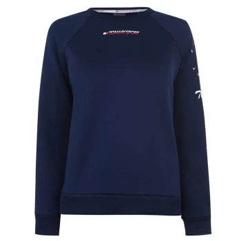 Image of Tommy Sport Graphic Crew Sweatshirt - Blue