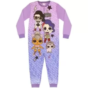 Image of LOL Surprise Girls Sleepsuit (3-4 Years) (Purple/Blue)
