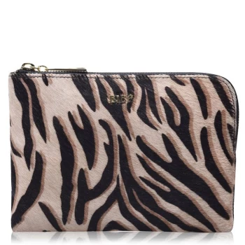 Image of Biba BIBA Mini Pouch Purse - Zebra Print