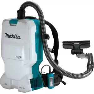 Image of Makita DVC660Z Twin 18v / 36v Brushless Backpack Vacuum Cleaner LXT Bare Unit
