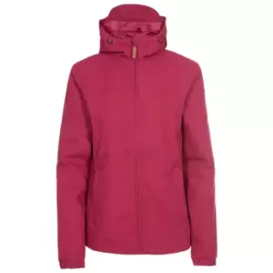 Image of Trespass Womens/Ladies Lynden Waterproof Jacket (M) (Berry)