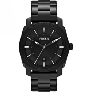 Image of Fossil Machine Black Stainless Steel Watch FS4775
