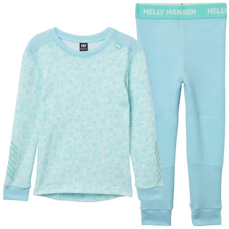 Image of Helly Hansen Baby merino wool underwear set Helly Hansen Graphic Lifa Bleu Unisex 2 ans